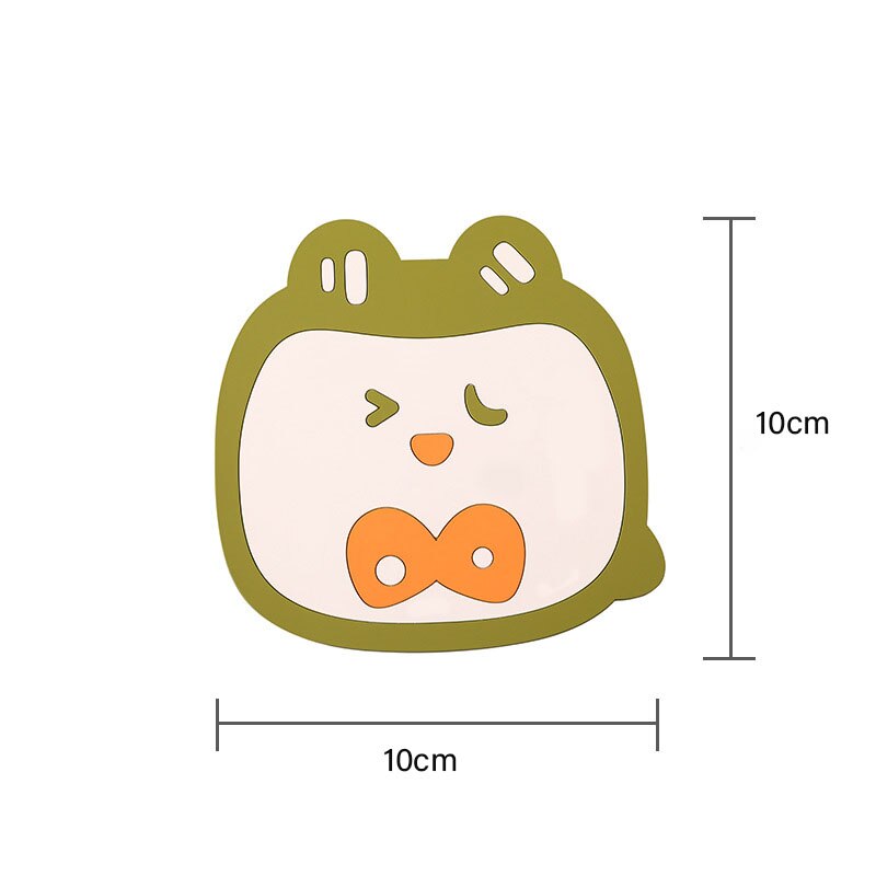 Silicone Cat Shaped Tea Coaster Cup Mat Pad Mug Holder Mat Coffee Drinks Table Placemats Heat-resistant Cup Coasters