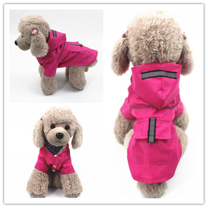 Waterproof Dog Clothes for Small Dogs Puppy Pet Chihuahua Rain Coats Jacket Clothes Hond Impermeable Dla Psa Ropa Perro Requeno