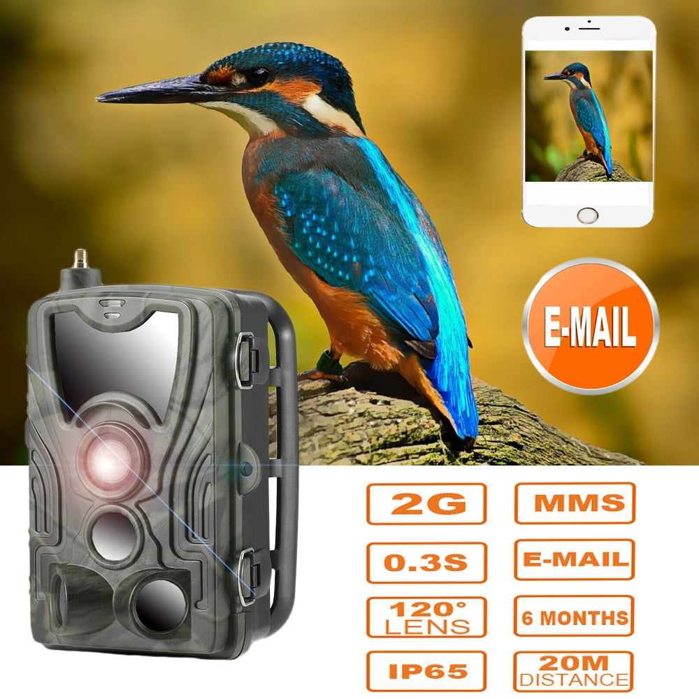 suntekcam 2G 20MP 1080P  MMS/SMTP/SMS HC801M 2g hunting Trail Camera Wildlife  photo traps  0.3S Trigger Hunter camera