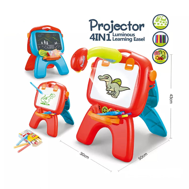 Mini Projection Luminous Learning Drawing Board Educational Table Projector Learning Drawing Toys Kids