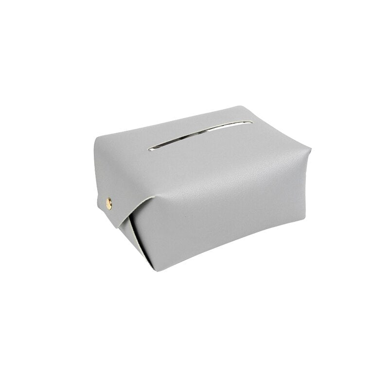 Car-Carrying Toilet Home Bathroom Desktop Pumping Tissue Box PU Leather Living Room Creative Cute Ins Creative Simplicity