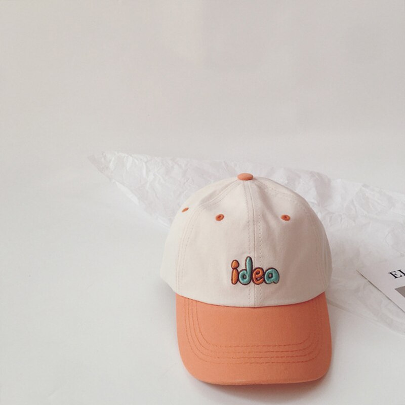 Lovely Letter Embroidery Baby Hats Spring Summer Kids Boys Girls Baseball Hats Cotton Peaked Cap Autumn Outdoor Sun Hats