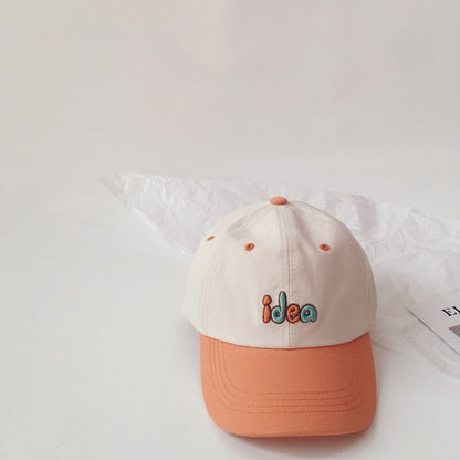 Lovely Letter Embroidery Baby Hats Spring Summer Kids Boys Girls Baseball Hats Cotton Peaked Cap Autumn Outdoor Sun Hats