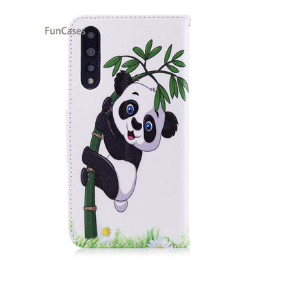 Giant Panda Flip Phone Case sFor Hoesje Huawei P20 Pro Soft Silicone Phone Case Accessory Flip Phone Case Huawei Ascend P20 Plus