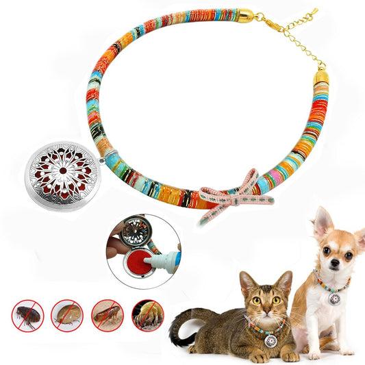 Adjustable Dog Collar Anti Flea Tick Collars Repel Lice Mite Mosquitoe Pet Necklace Neck Strap Practical Outdoor Insecticidal