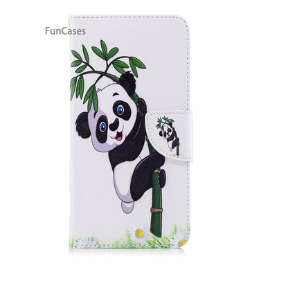 Giant Panda Flip Phone Case sFor Hoesje Huawei P20 Pro Soft Silicone Phone Case Accessory Flip Phone Case Huawei Ascend P20 Plus