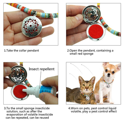 Adjustable Dog Collar Anti Flea Tick Collars Repel Lice Mite Mosquitoe Pet Necklace Neck Strap Practical Outdoor Insecticidal