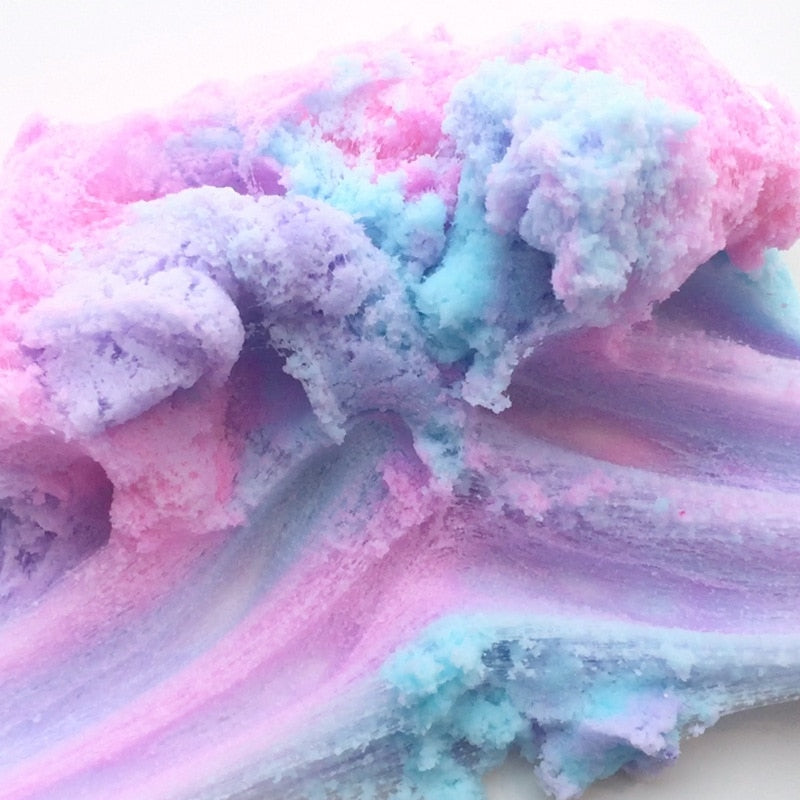 2021 Colorful Cloud Slime Fluffy Polymer Antistress Charms All for Slimes Cotton Crystal Clay Plasticine Supplies Kids Toys