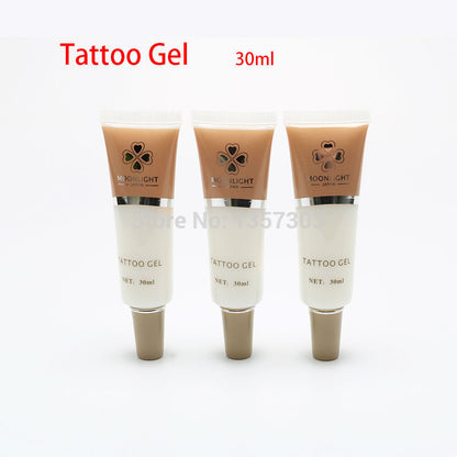 Free shipping 2pcs White color Glitter glue Tattoo Gel (30ml/bottle) for Temporary tattoo kit Body art kit