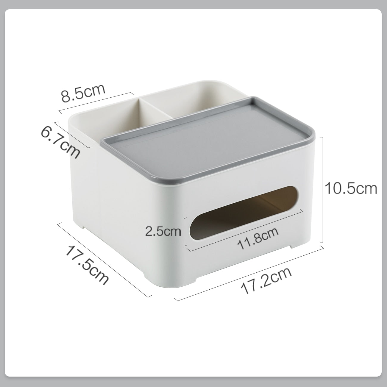 Table Tissue Box Makeup Organizer Paper Box Cover Desktop Storage Box Phone Holder Cosmetics Storage Rack Napkin Holder