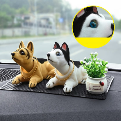 Car Doll Husky Beagle St Bernard Shepherd Shake Head Dog Decoration Car Interior Decoration Cute Creative Gift Tabletop Ornament