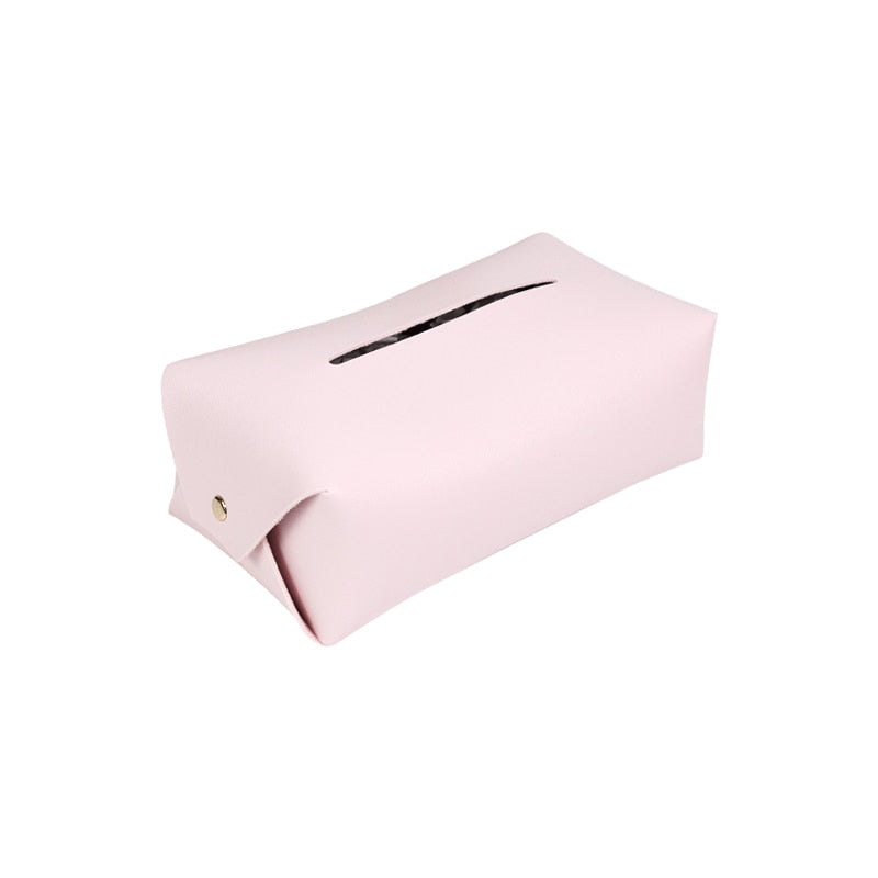 Car-Carrying Toilet Home Bathroom Desktop Pumping Tissue Box PU Leather Living Room Creative Cute Ins Creative Simplicity