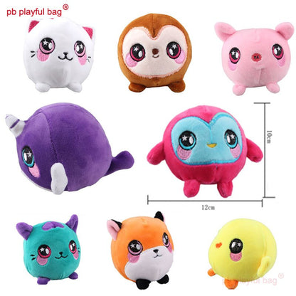 PB Playful Bag Creative Squeezamal Mini Cute Squishy Squeeze Plush Stuffed Animal Children's decompression toys Gift ZG60