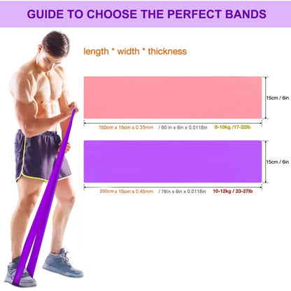 Resistance Rubber Bands Yoga Pilates Stretch Band Excercise Loop for Gym Butt Legg Training Home Workouts Tool