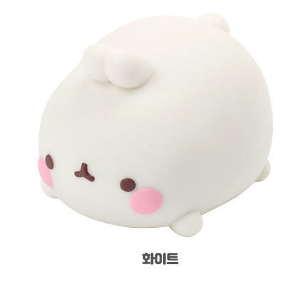 MOLANG Cute Rabbit Soft Rubber Doll Decompression Toys Stress Relief Toy Squeeze Figures Action Kawaii Birthday Gift Mini Model