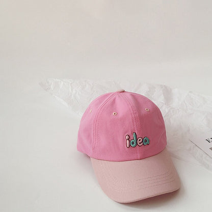 Lovely Letter Embroidery Baby Hats Spring Summer Kids Boys Girls Baseball Hats Cotton Peaked Cap Autumn Outdoor Sun Hats