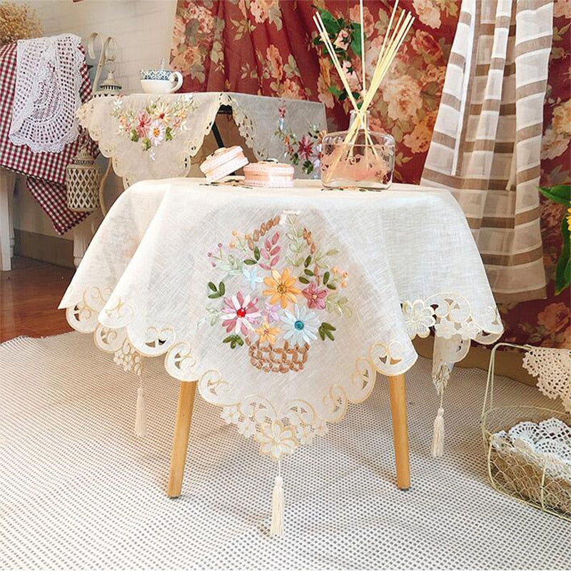 Hot Lace Cotton Placemat Cup Coaster Tea Mug Christmas Kitchen New Year Table Place Mat Cloth Crochet Doilies Dining Coffee Pad