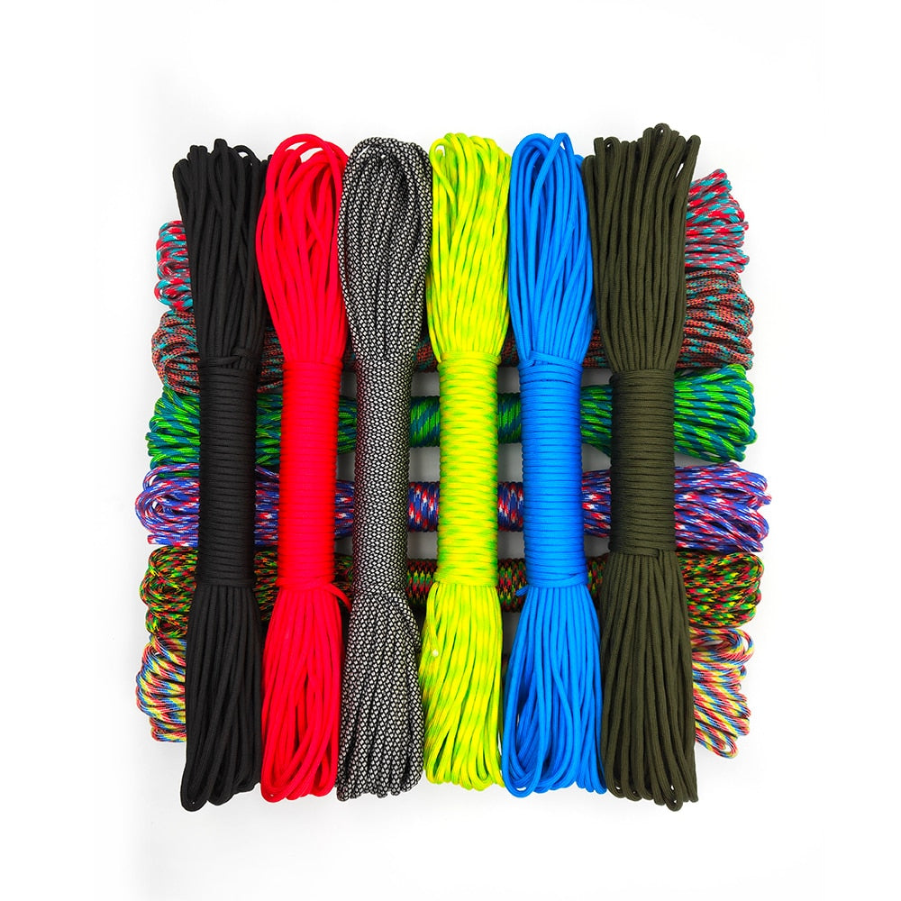 31 Meters Dia.4mm 9 stand Cores Paracord for Survival Parachute Cord Lanyard Camping Climbing Camping Rope Hiking Clothesline