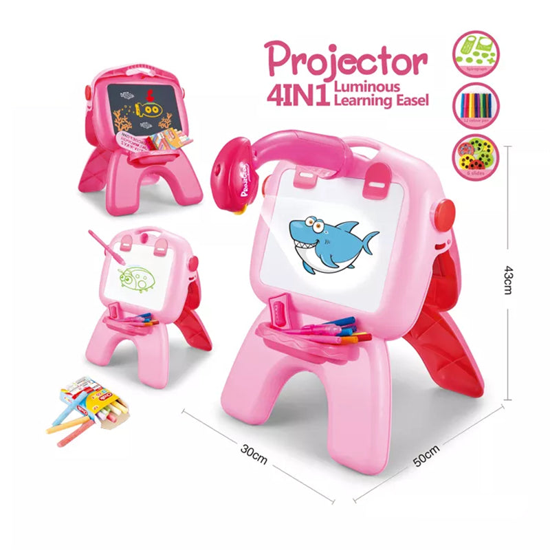 Mini Projection Luminous Learning Drawing Board Educational Table Projector Learning Drawing Toys Kids