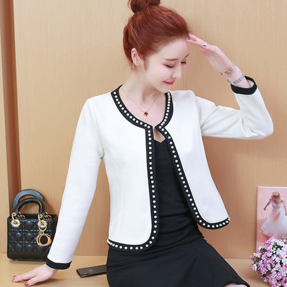 Coats And Jackets Women Long Sleeve Jacket Women Fashion Women's Jackets 2021 Beading Coat Women    Jacket B886