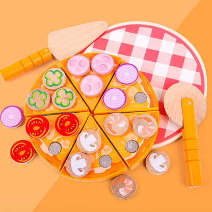 Kitchen Simulation Pizza Party High Speed Food Slicing Game Food Toys Kitchen Toys