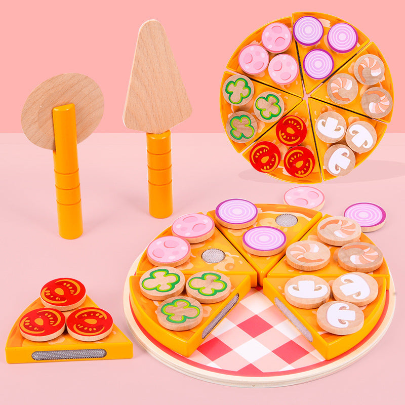 Kitchen Simulation Pizza Party High Speed Food Slicing Game Food Toys Kitchen Toys