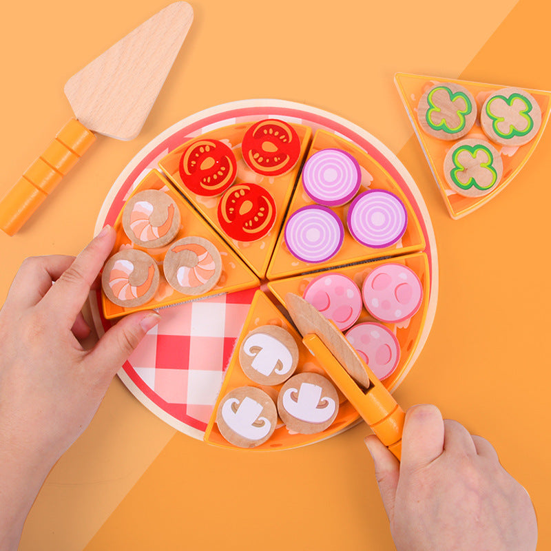 Kitchen Simulation Pizza Party High Speed Food Slicing Game Food Toys Kitchen Toys