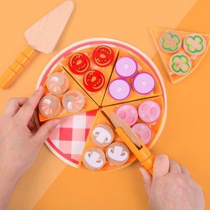 Kitchen Simulation Pizza Party High Speed Food Slicing Game Food Toys Kitchen Toys