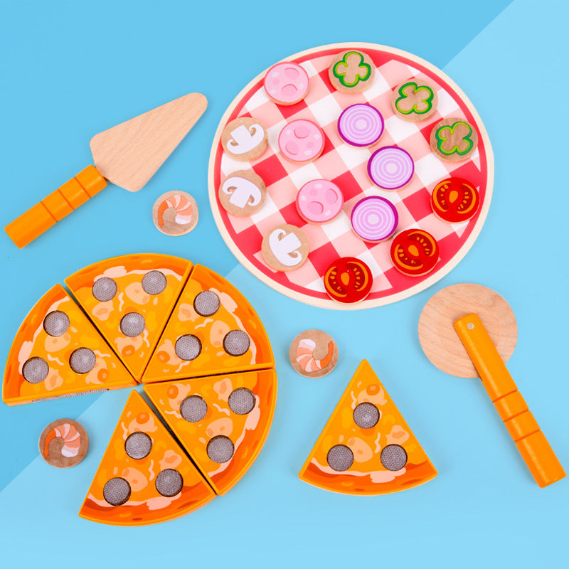 Kitchen Simulation Pizza Party High Speed Food Slicing Game Food Toys Kitchen Toys