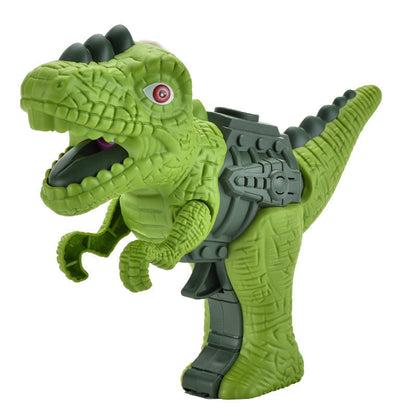 Plastic Dinosaur Spray Fog Gun with Light and Music