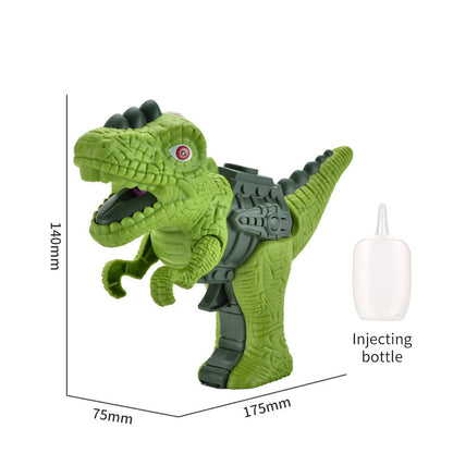 Plastic Dinosaur Spray Fog Gun with Light and Music