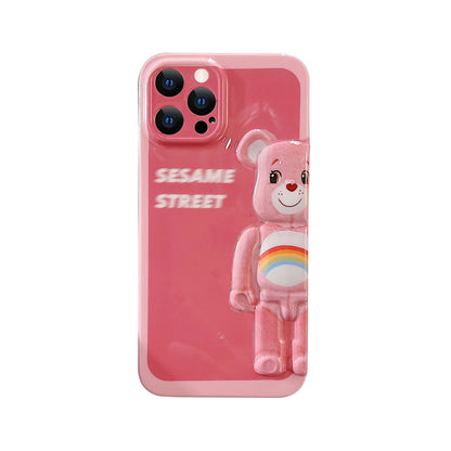 Fashion Bear Case For iPhone 13 Pro Max For Violent Bear Mobile Phone Cover IMD Craft For iPhone 12 Promax 11pro XR