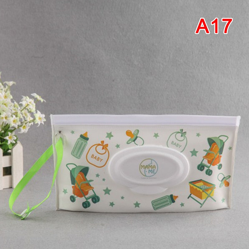 Wet Tissue Box Wipes Dispenser Portable Wipes Napkin Storage Box Holder Container for Car Home Office