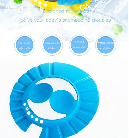 Baby Wash Hair Cap Waterproof Shampoo Hat  Protector  Kids Head Shampoo Cover  Multifunction Bath Accessories Protective visor