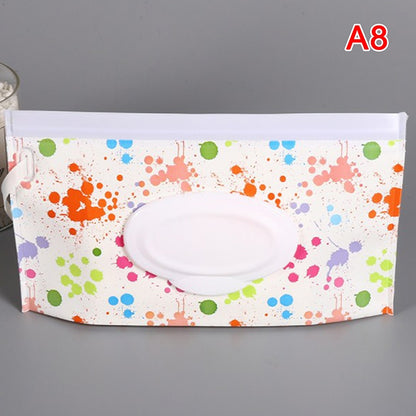 Wet Tissue Box Wipes Dispenser Portable Wipes Napkin Storage Box Holder Container for Car Home Office