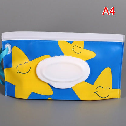 Wet Tissue Box Wipes Dispenser Portable Wipes Napkin Storage Box Holder Container for Car Home Office