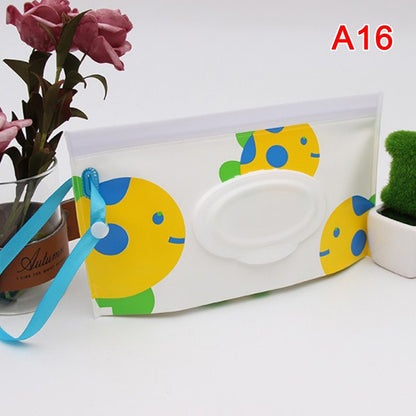 Wet Tissue Box Wipes Dispenser Portable Wipes Napkin Storage Box Holder Container for Car Home Office