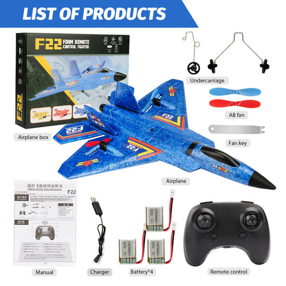 RC Plane F22 raptor Helicopter Remote Control aircraft 2.4G Airplane Remote Control EPP Foam plane Children toys