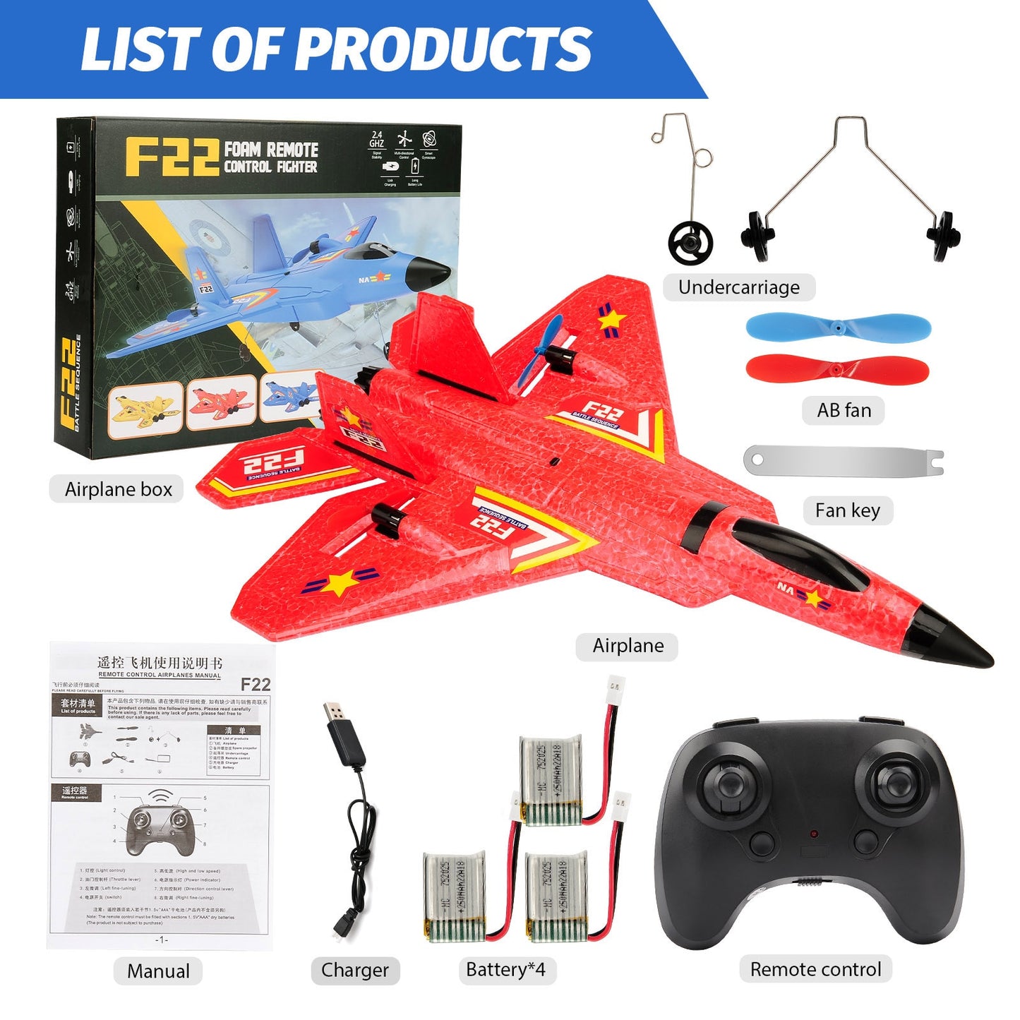 RC Plane F22 raptor Helicopter Remote Control aircraft 2.4G Airplane Remote Control EPP Foam plane Children toys