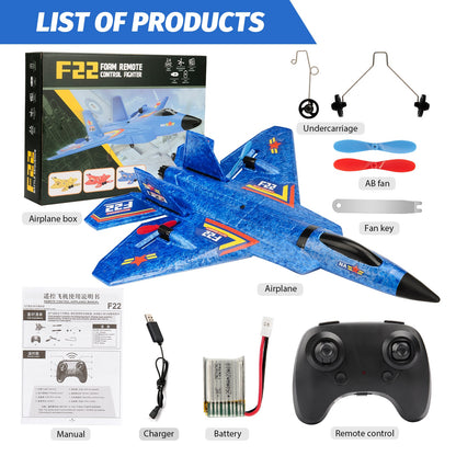 RC Plane F22 raptor Helicopter Remote Control aircraft 2.4G Airplane Remote Control EPP Foam plane Children toys