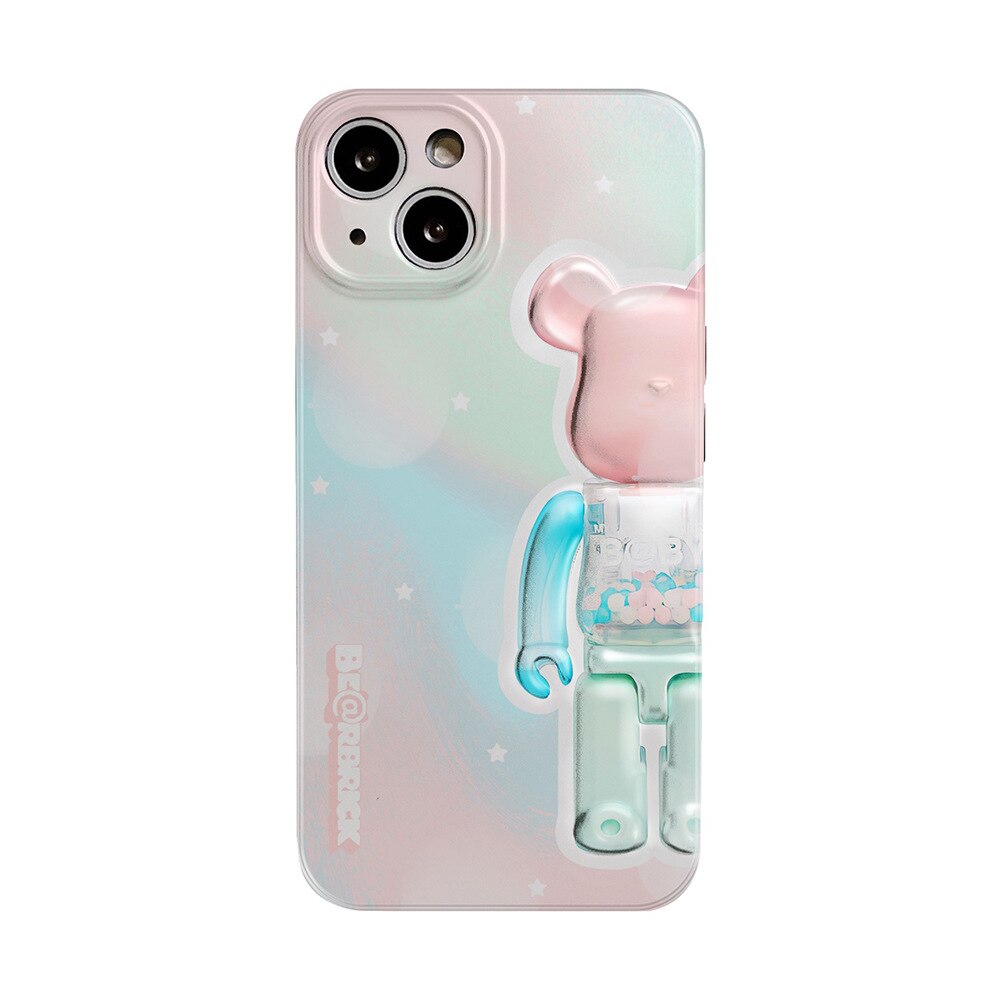 Fashion Bear Case For iPhone 13 Pro Max For Violent Bear Mobile Phone Cover IMD Craft For iPhone 12 Promax 11pro XR