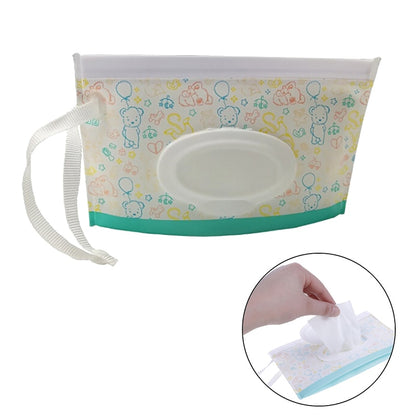 Wet Tissue Box Wipes Dispenser Portable Wipes Napkin Storage Box Holder Container for Car Home Office