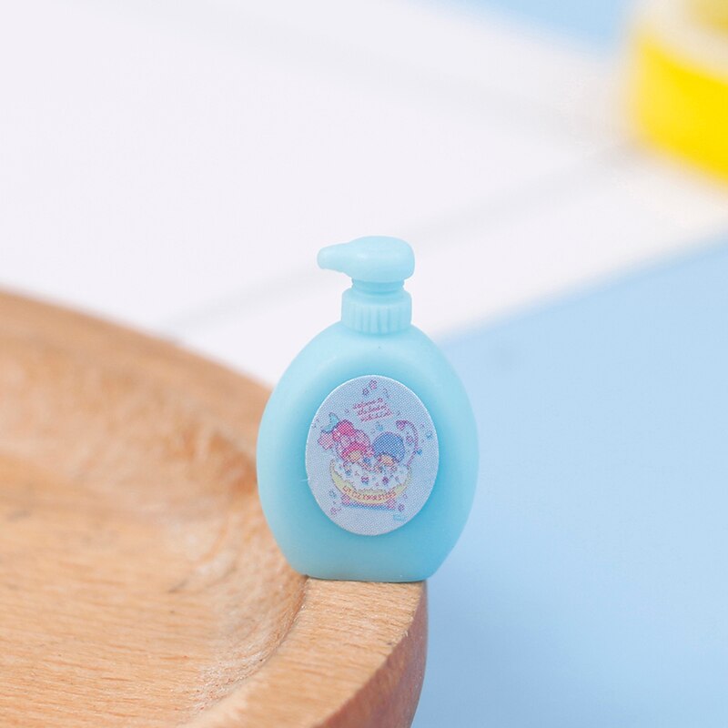 Dollhouse Miniature Mini Shampoo Toothpaste Bathroom Accessories For Doll House Furniture Accessories Toys