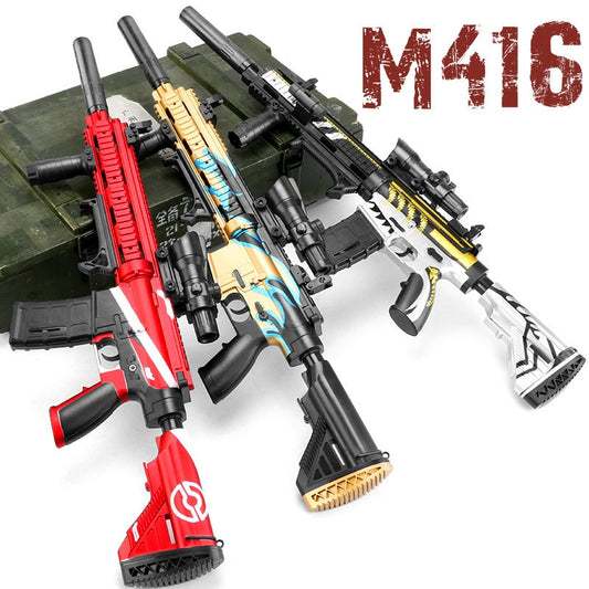 Sniper Rifle M416 Toy Gun Manual 98K AWM Water Gel Blaster Pistol Outdoor Game AirSoft Weapon Pistola For Boy Adults Gift