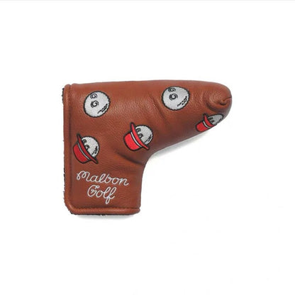 Golf Club #1 #3 #5 Wood Headcovers Driver Fairway Woods Cover PU Leather Head Covers Golf Putter Cover