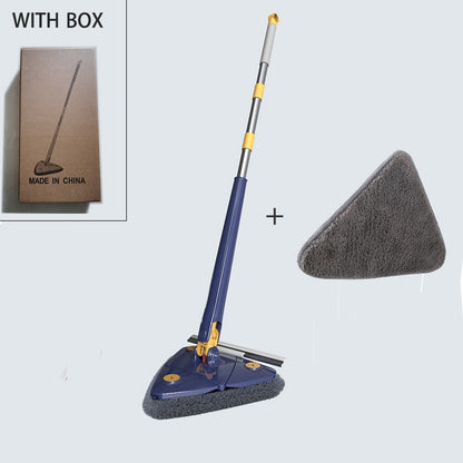 NEW-Extendable Triangle Mop 360° Rotatable Squeeze Mop Floor Cleaning Wet and Dry 1.3m Home Floor Ceiling Windows Cleaning Tools