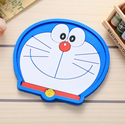 Creative Cartoon Cute Animal Coaster Silicone Thermal Insulation Non-Slip Mat Practical Tea Coaster Bowl Mat Small Plate Mat