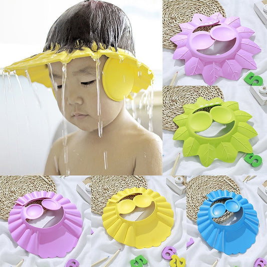 Baby Wash Hair Cap Waterproof Shampoo Hat  Protector  Kids Head Shampoo Cover  Multifunction Bath Accessories Protective visor