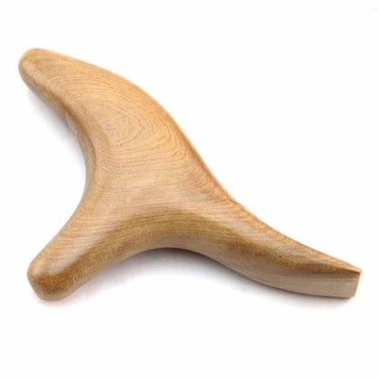 Wooden Triangle Massager Back Shoulder Arm Leg Face Foot Wood Gua Sha Therapy Trigger Point Massage Tool Body Muscle Pain Relief