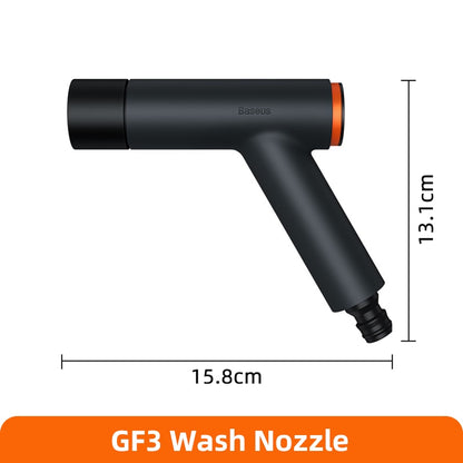 Baseus Car Water Gun High Pressure Washer Wash Spray Nozzle with Hose Hand Sprayer Gun for Home Garden Car Cleaning Accessories